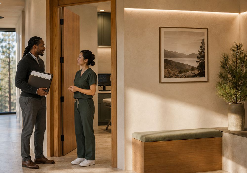 Client completing an advanced lab testing consultation in South Lake Tahoe CA